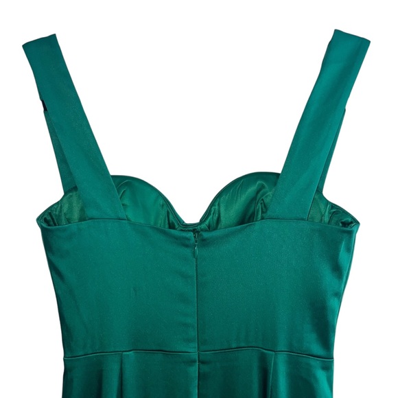 NEW NWT Sau Lee Pamela Gown In Emerald Green - Picture 8 of 12